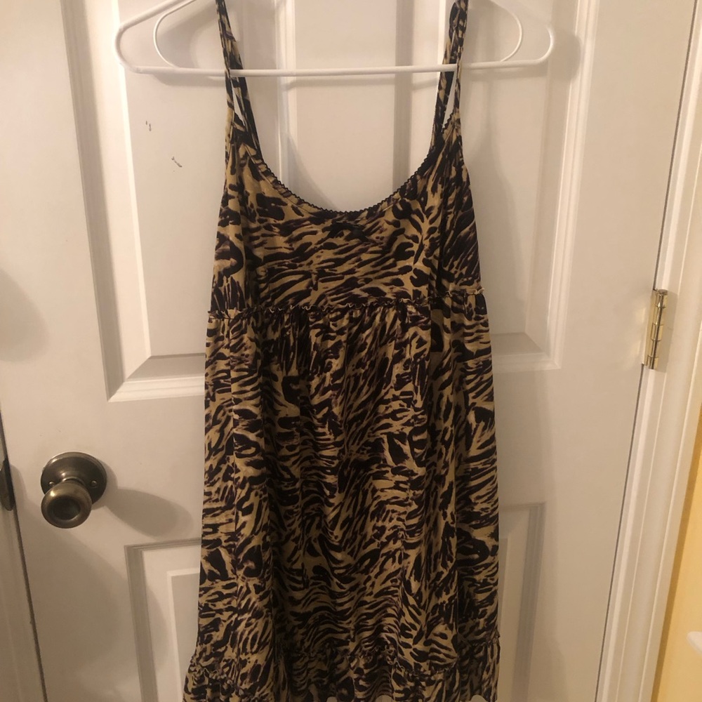 Kathryn Animal Print Sleeveless Dress